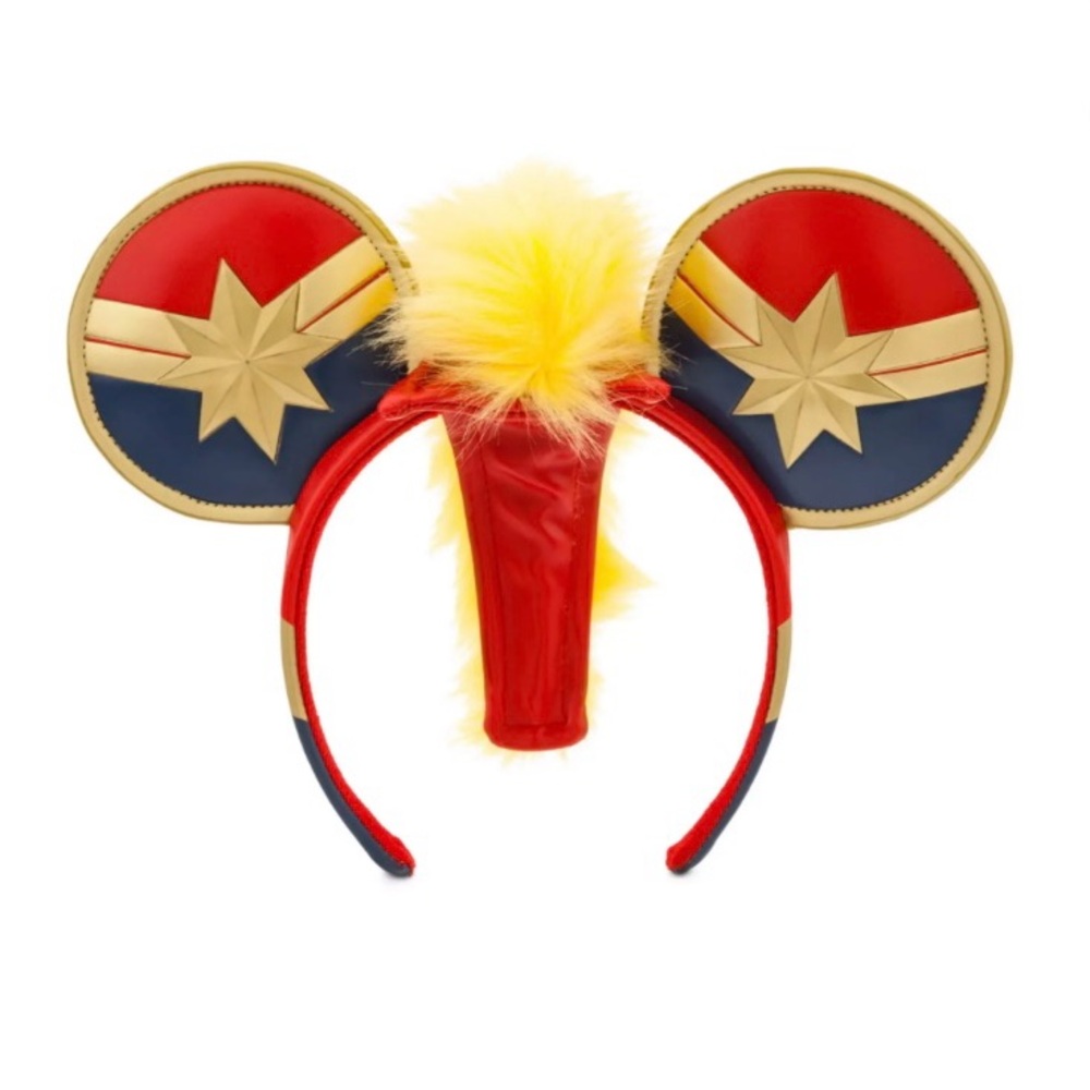 Disney Marvel’s Captain Marvel Mouse Ears Headband - Higher Further Faster NWT